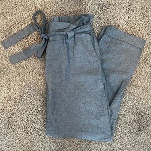 Cute linen pants with a cinch waist!